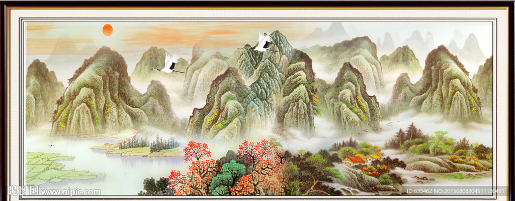 山水国画