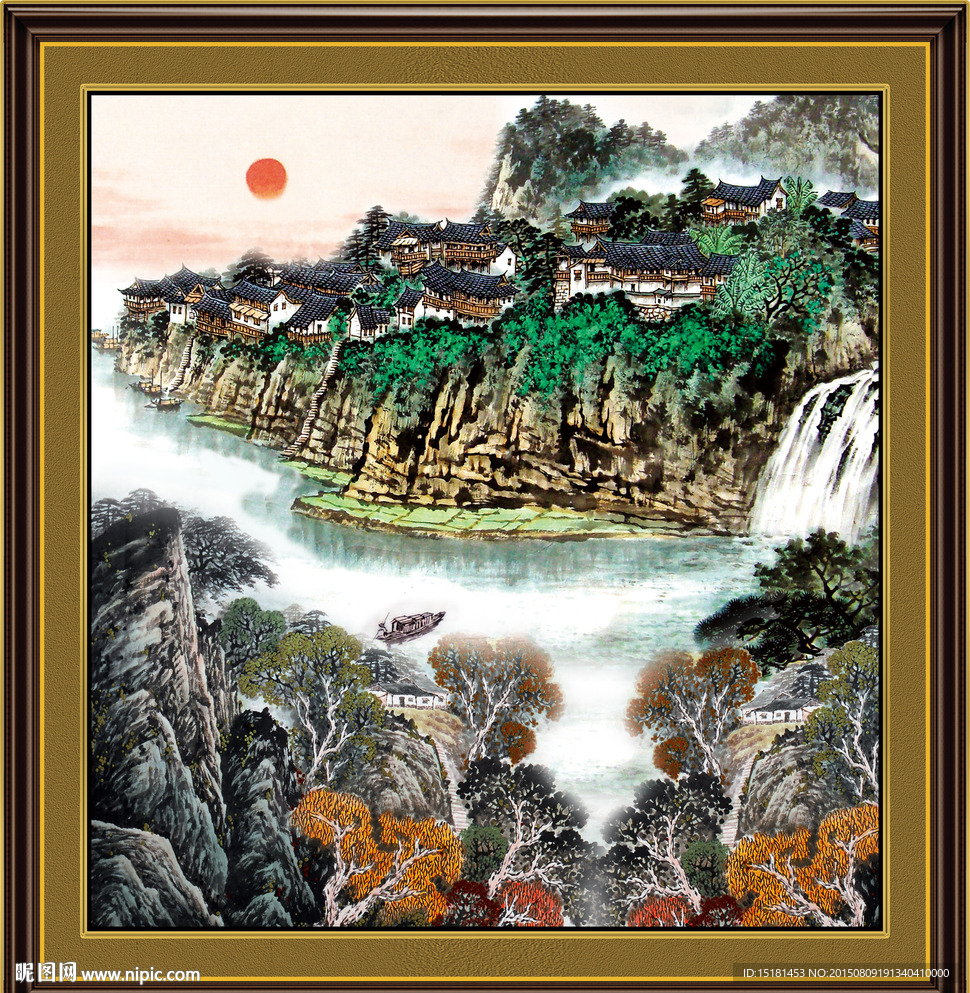 山水国画