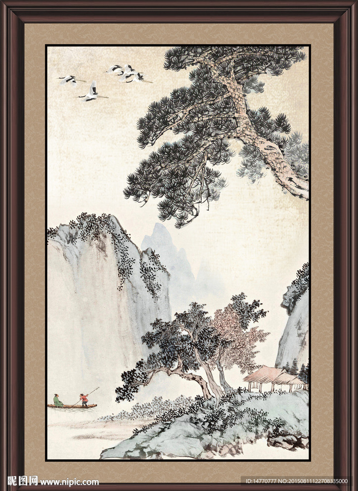 国画山水风景