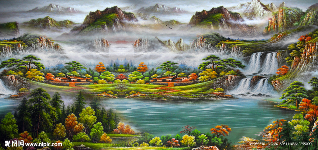 地中海油画