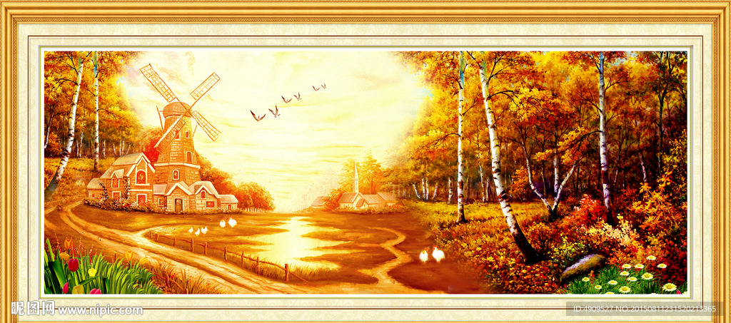 油画风景