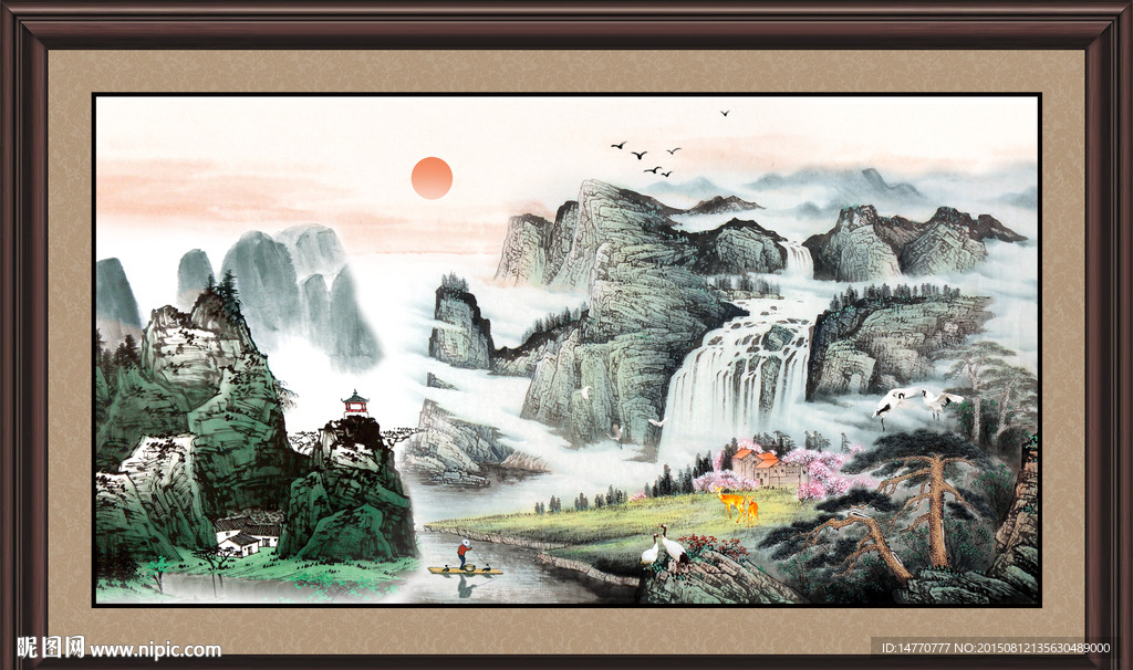 山水国画