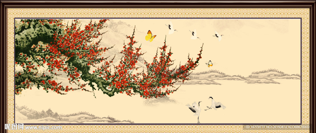 梅花装饰画