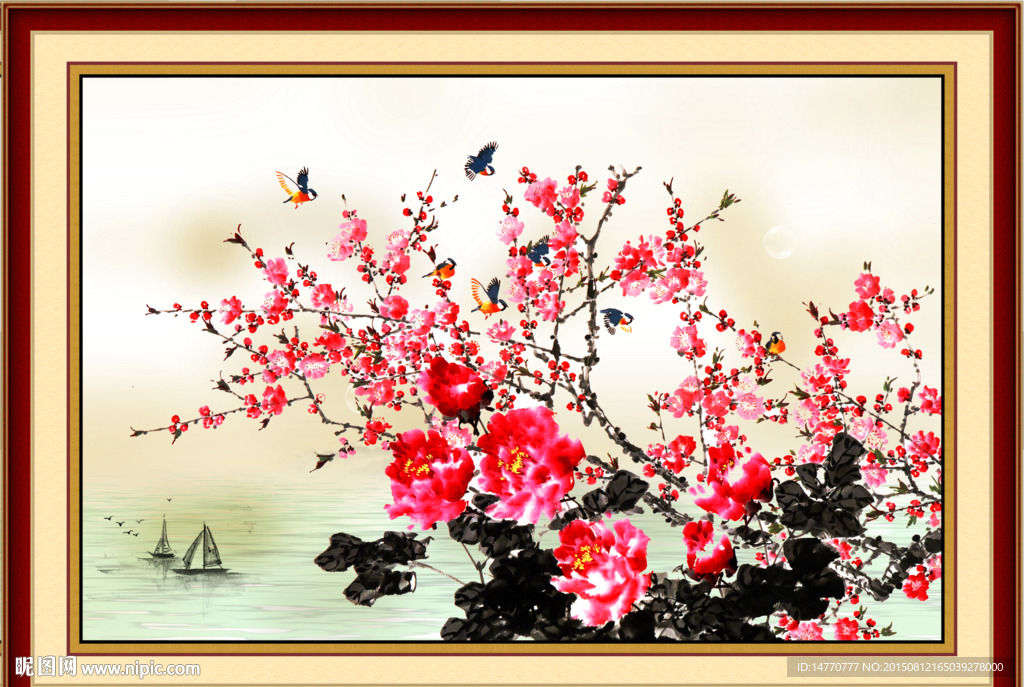 梅花国画