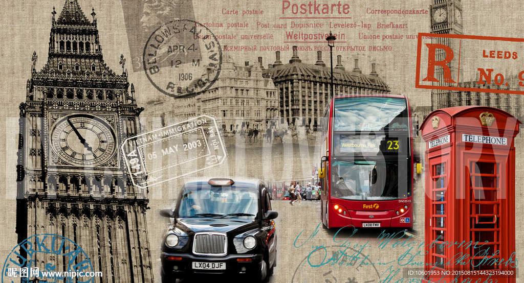 欧美风格装饰画