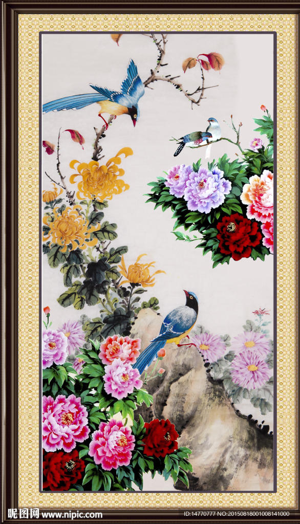 国画牡丹