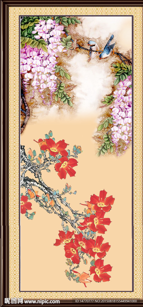 花开富贵 花鸟图