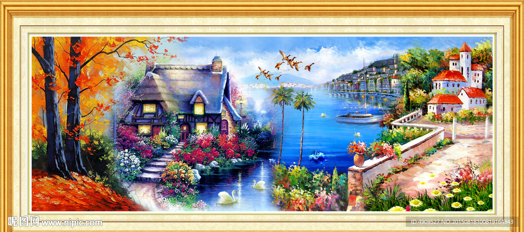 油画风景