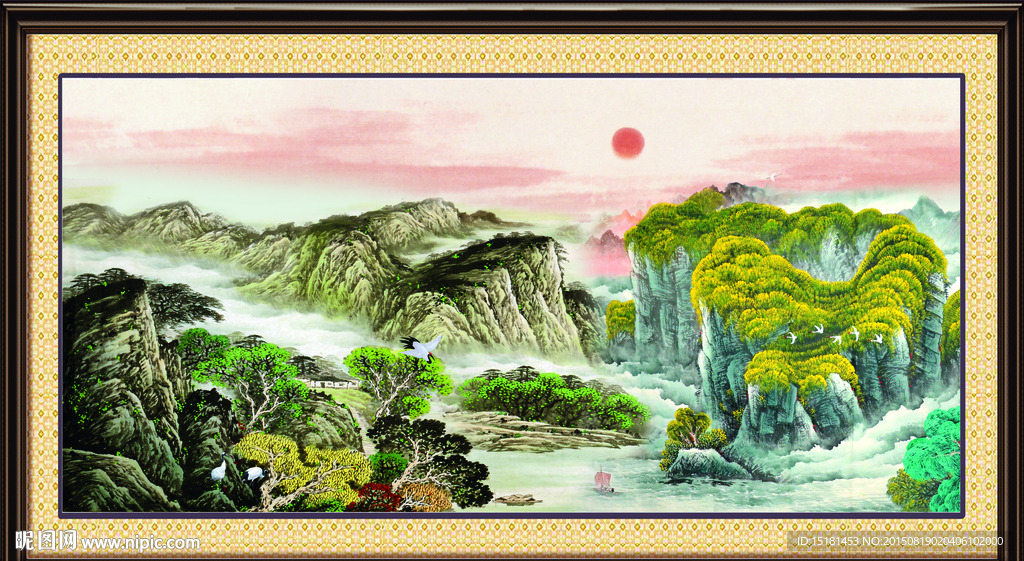 山水国画