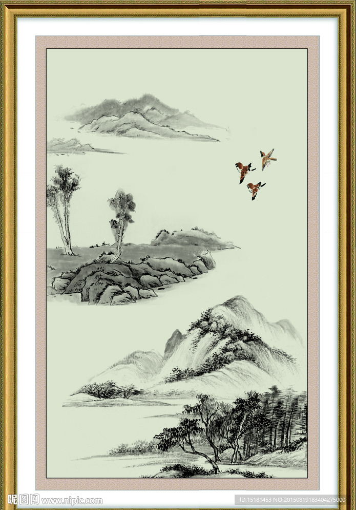 国画水墨画