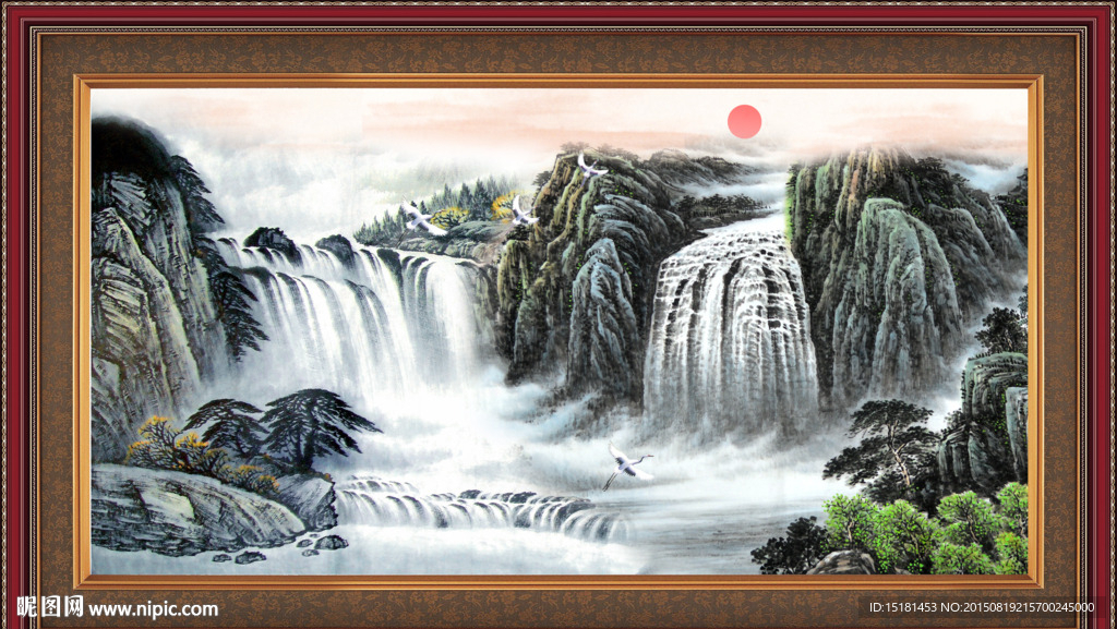 山水国画