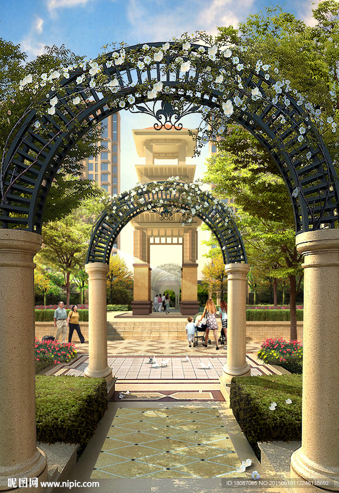 景观设计 小区景观  住宅景观