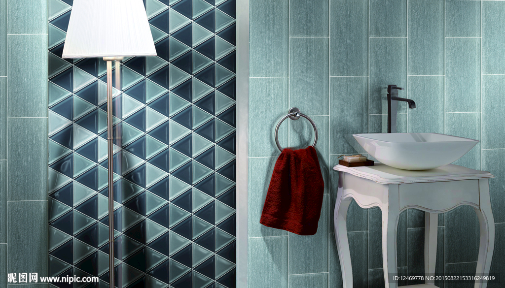 马赛克 特写 瓷片 效果图