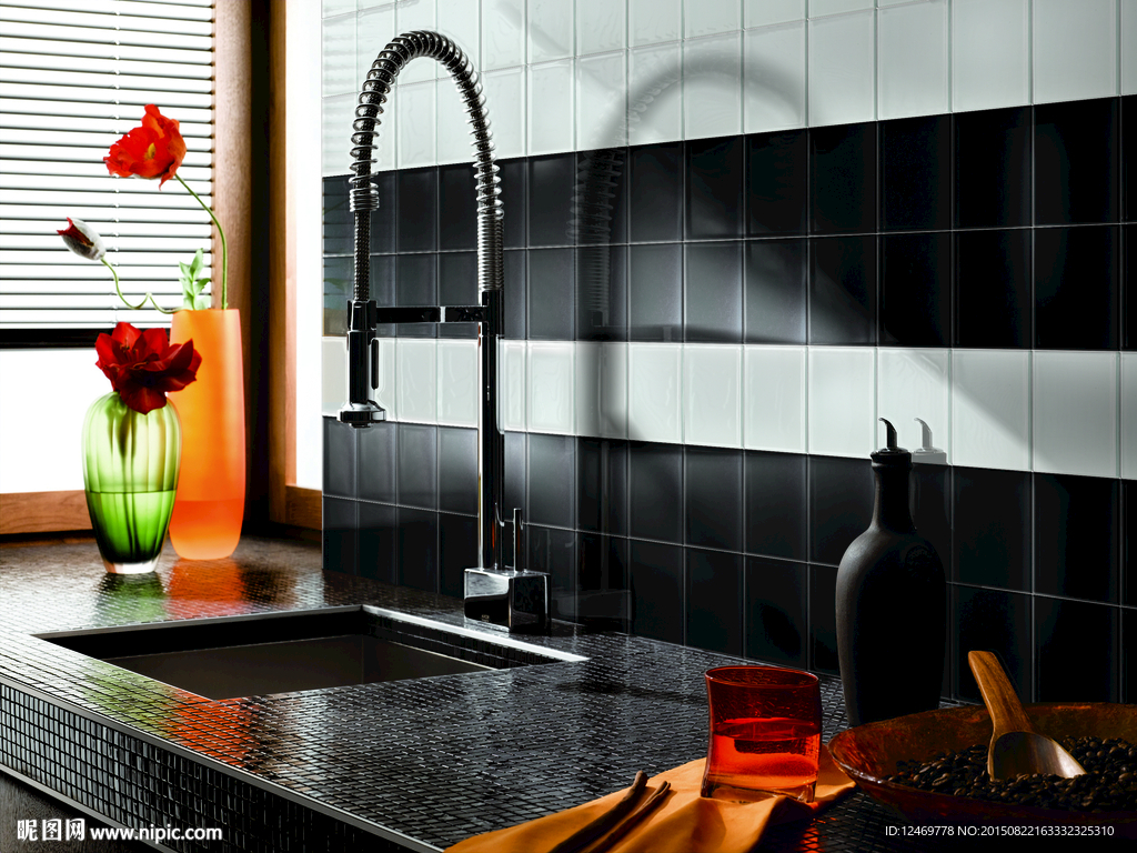 马赛克特写效果图