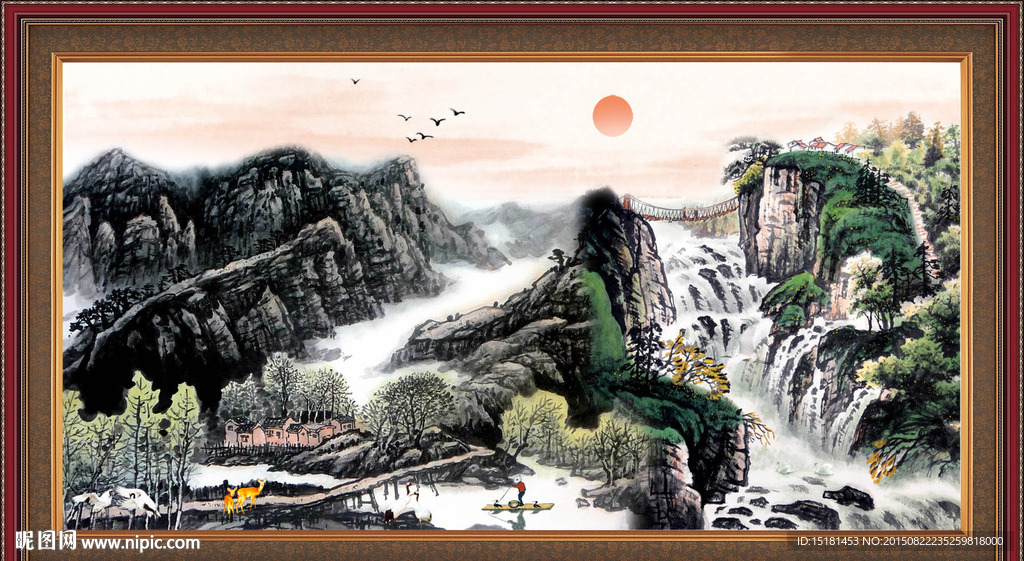 国画山水
