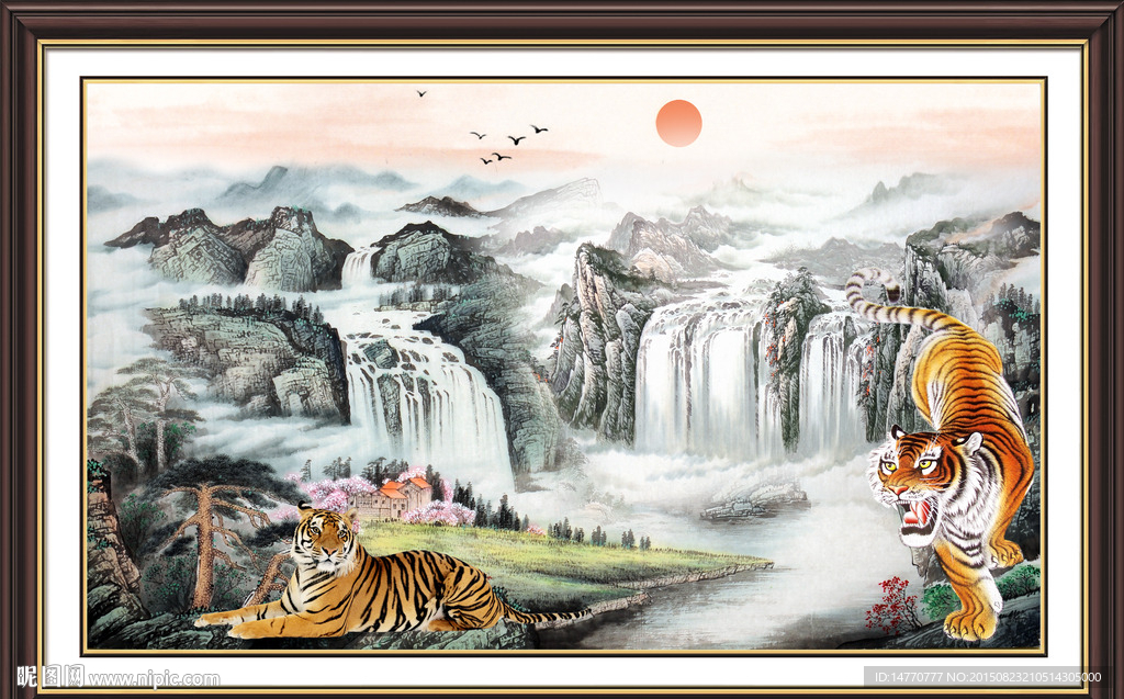 国画老虎图
