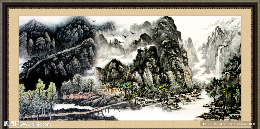 山水国画