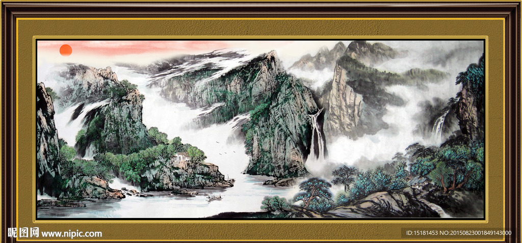 国画山水