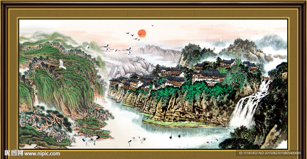 国画山水
