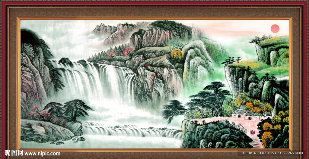 山水国画