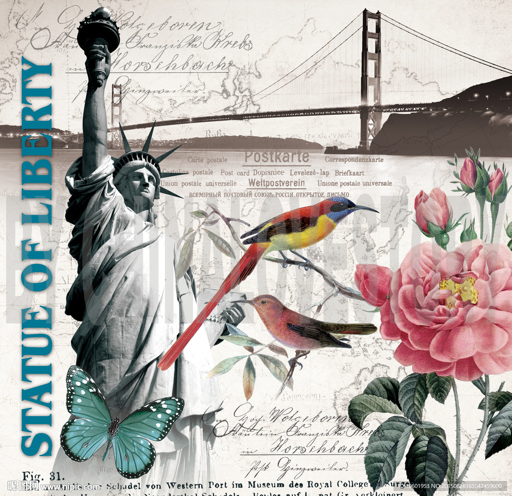 欧美风格装饰画