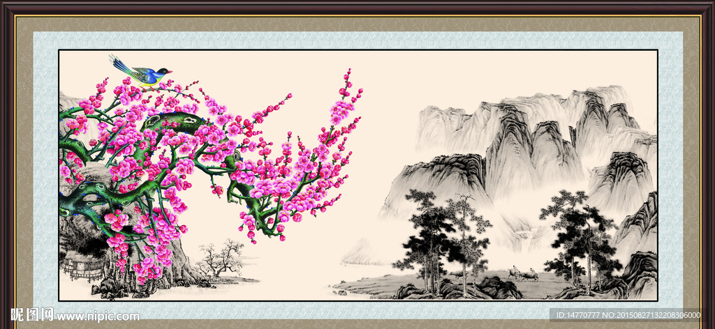 梅花国画