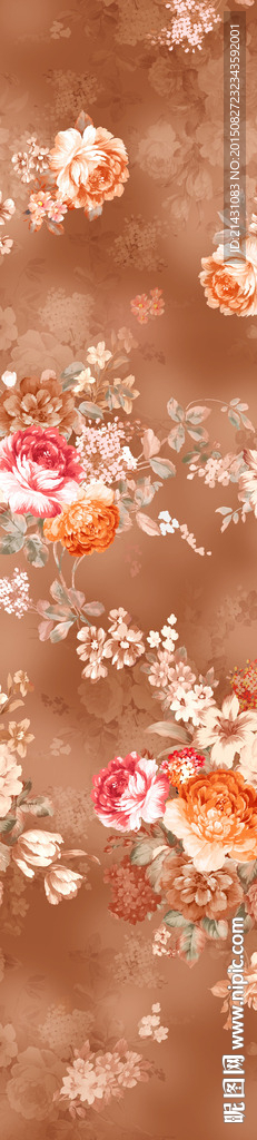 家纺花型 面料数码印花