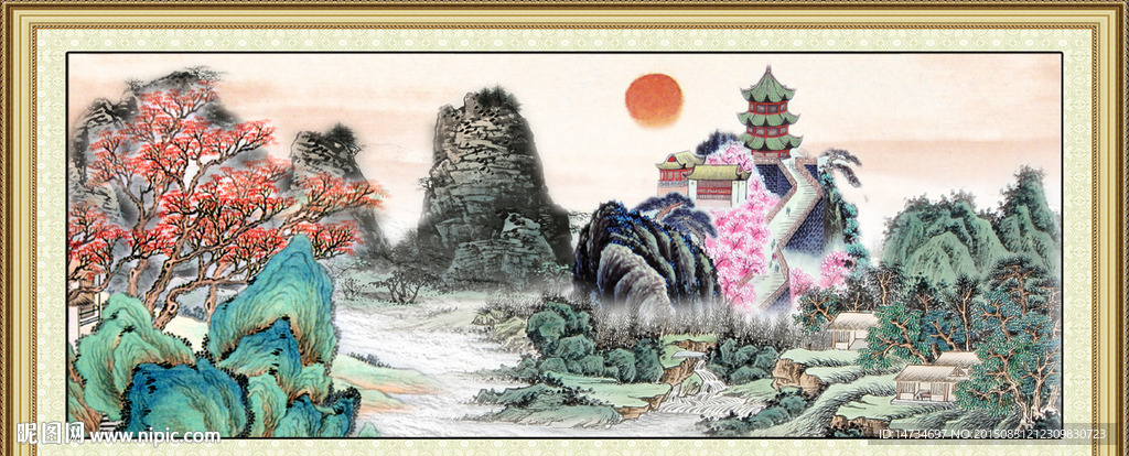 山水画
