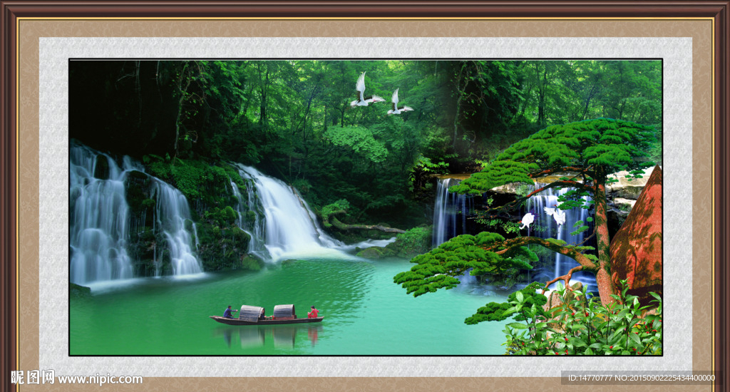 迎客松风景