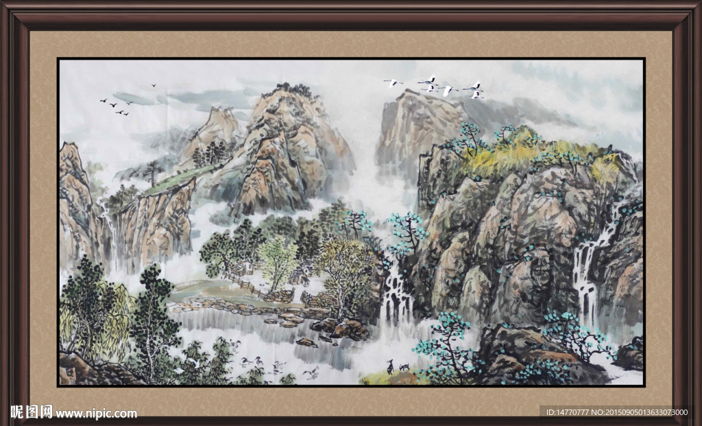 国画山水