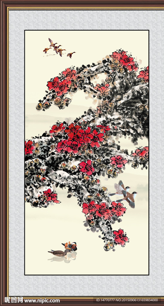 梅花装饰画