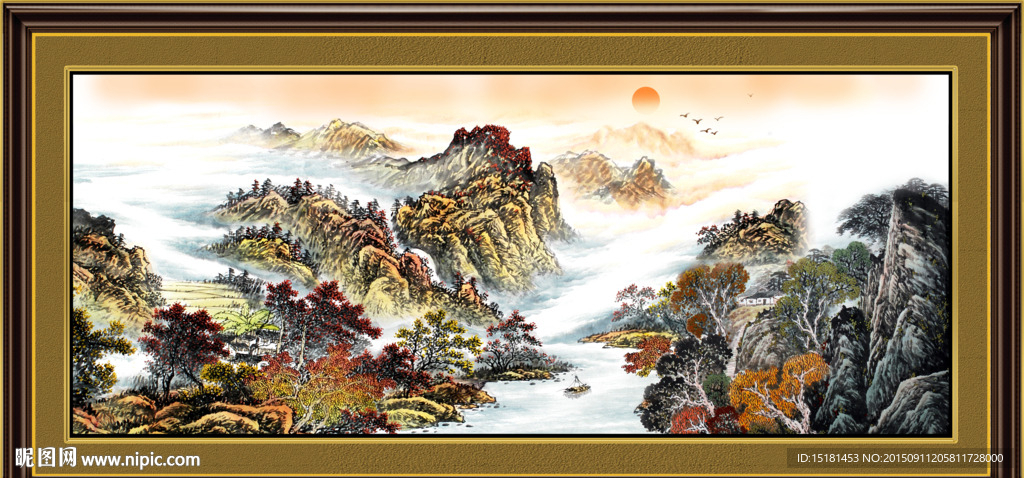 国画山水