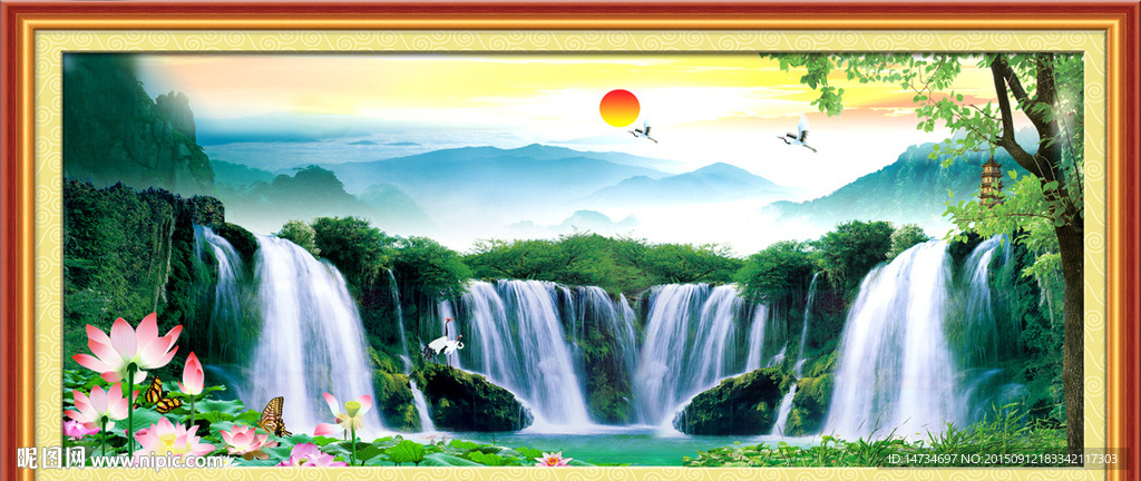 山水风景画
