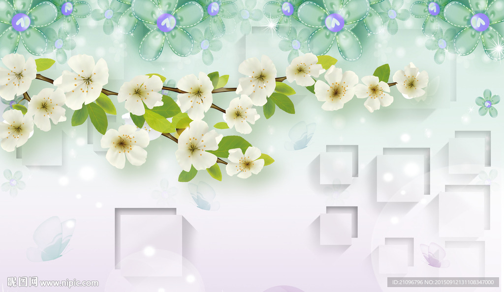 3d背景墙 时尚壁画