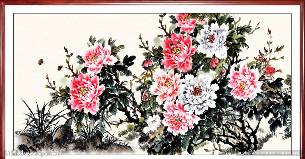 牡丹国画
