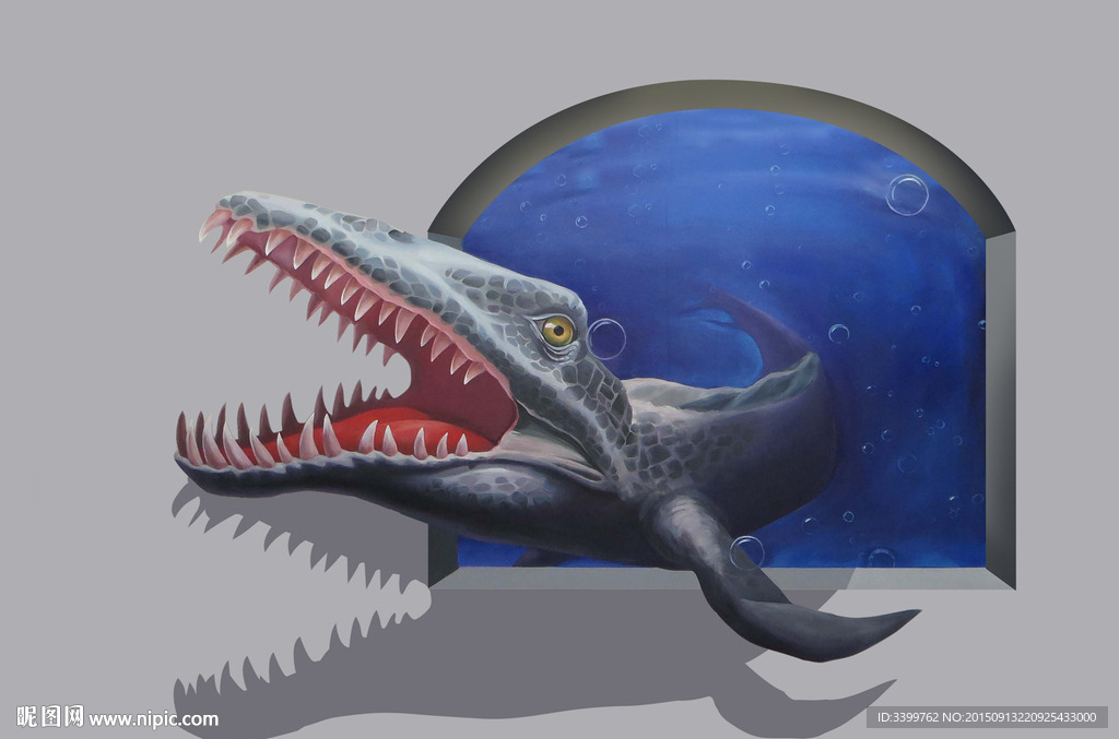 大鳄鱼3D画