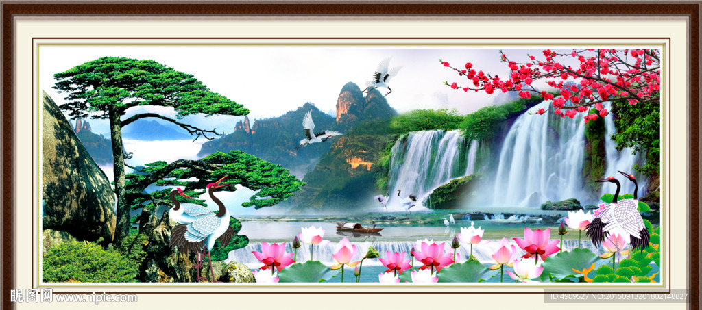 山水画 山水风景