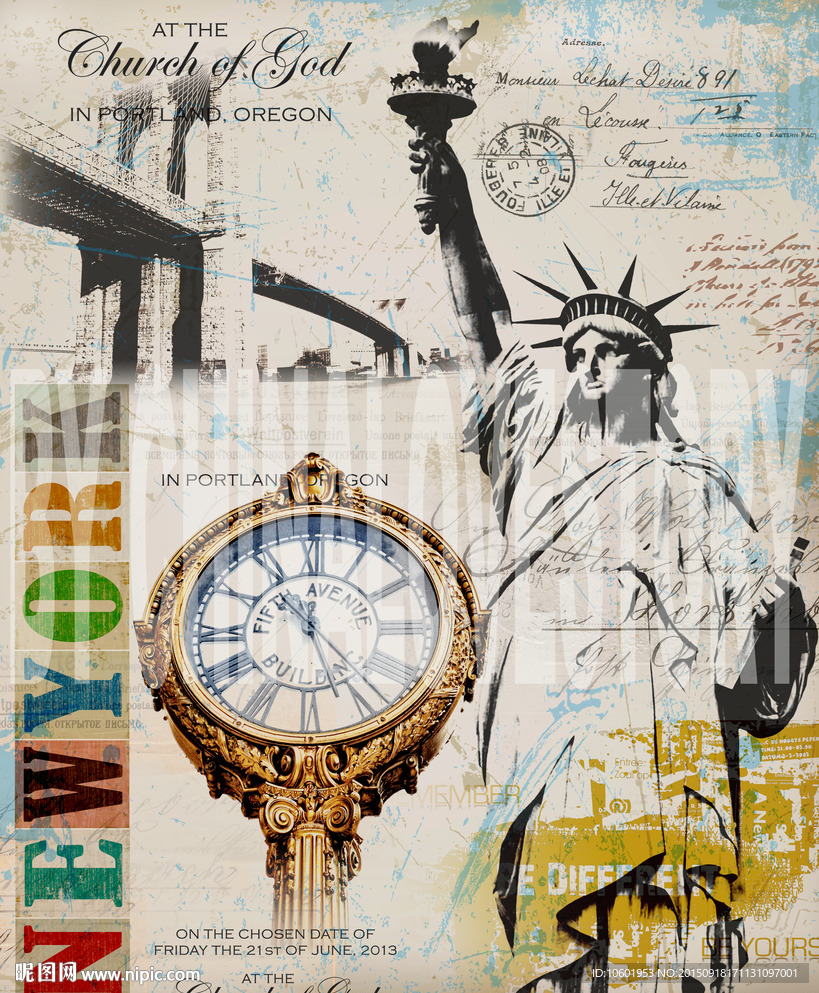 欧美风格装饰画