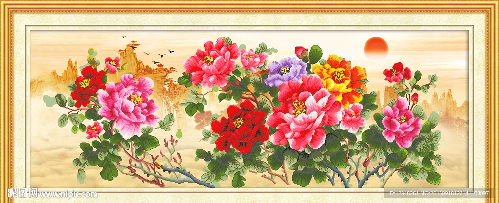 国色天香 牡丹