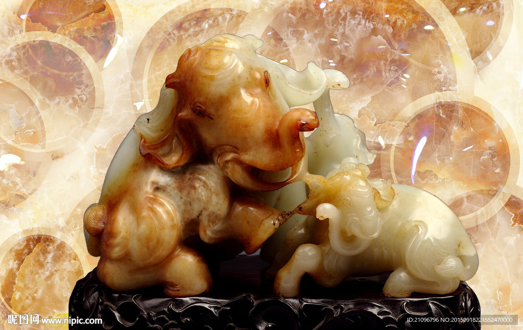 大型壁画 玉雕背景墙