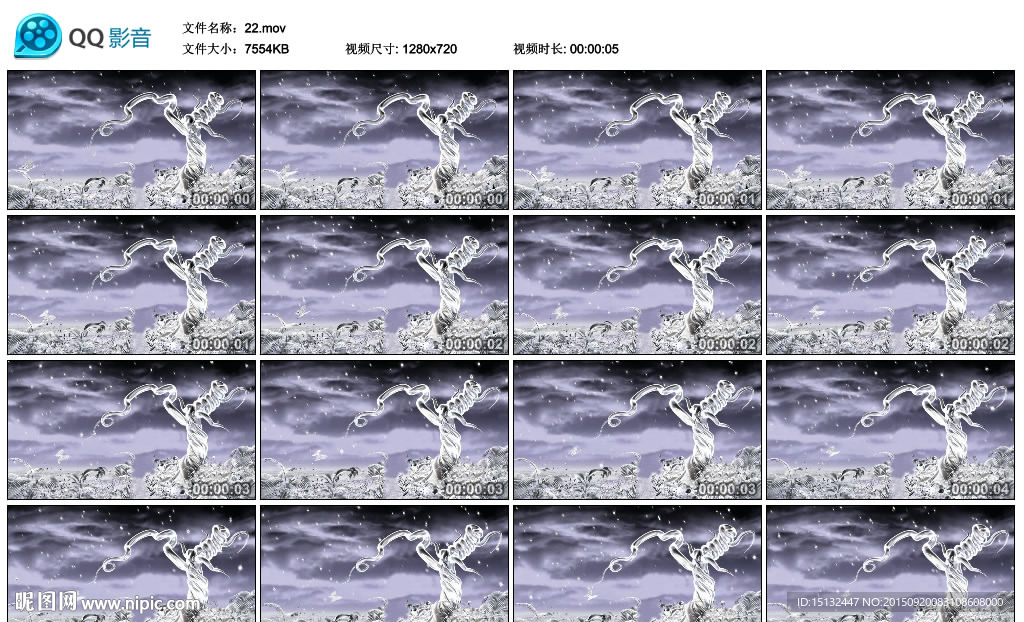 魔幻欧式LED动态背景视频素材
