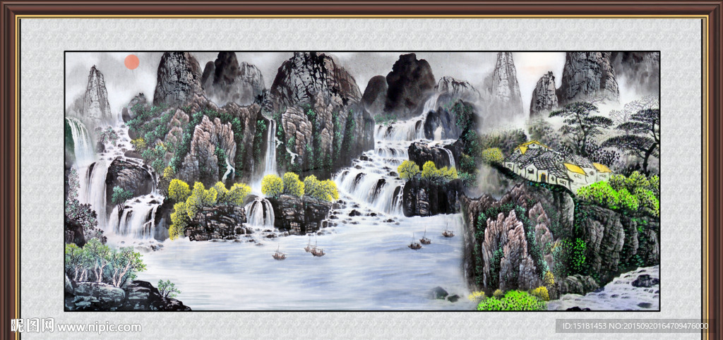 山水国画