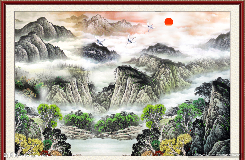 山水国画