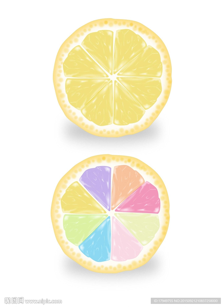 柠檬分层位图