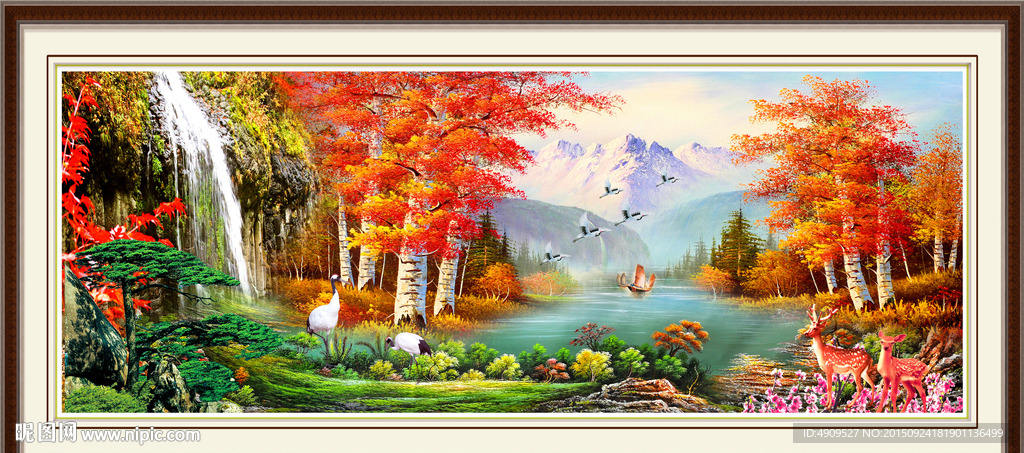 山水风景画