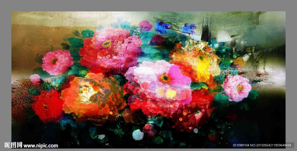 花卉油画