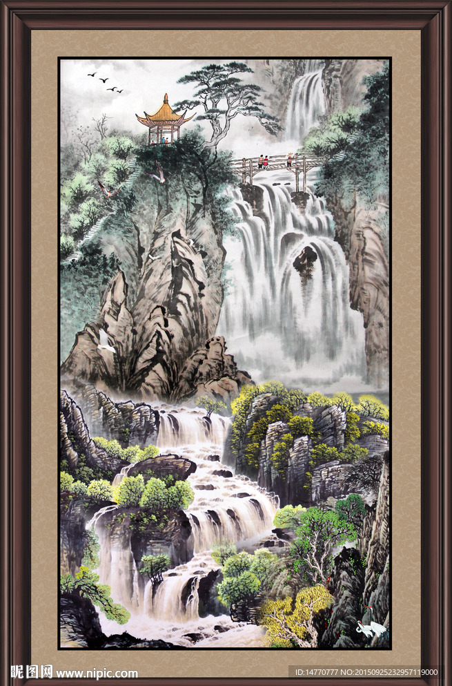 风景画 国画山水