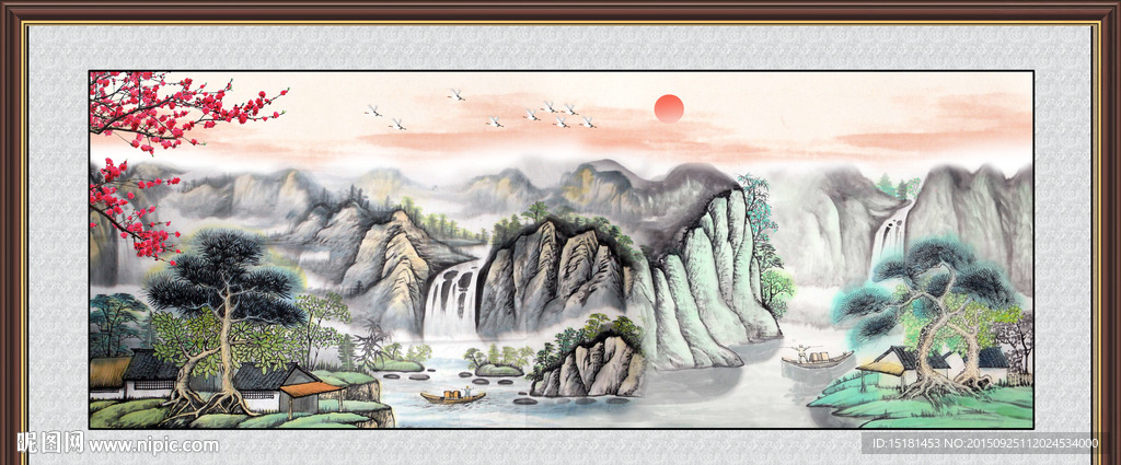 国画山水