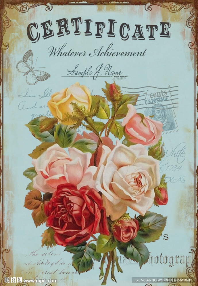 无框画 欧美风格 工艺品贴纸