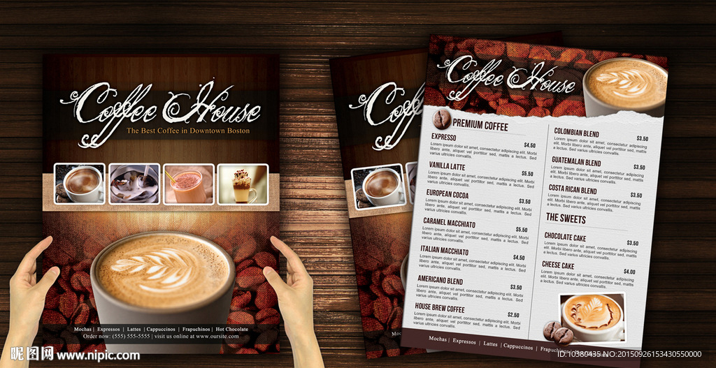 咖啡厅单页coffee